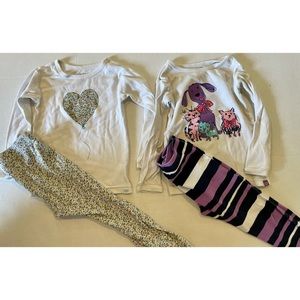 Bundle of 2 pairs of GAP pajamas size 3T